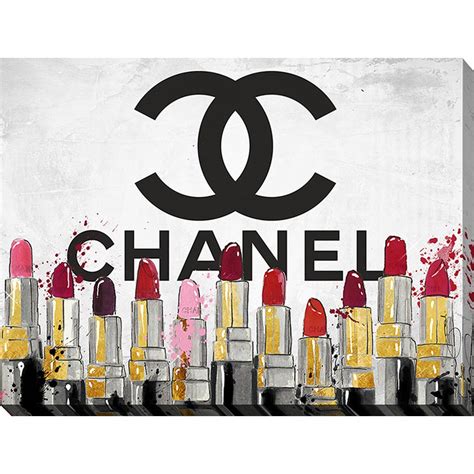 chanel lipstick canvas print|chanel lipstick online shop.